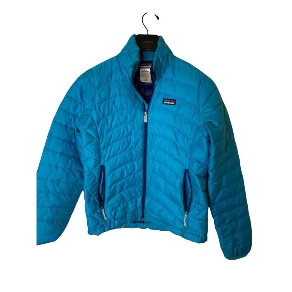 Patagonia Down Puffer jacket blue women's size XS 84682